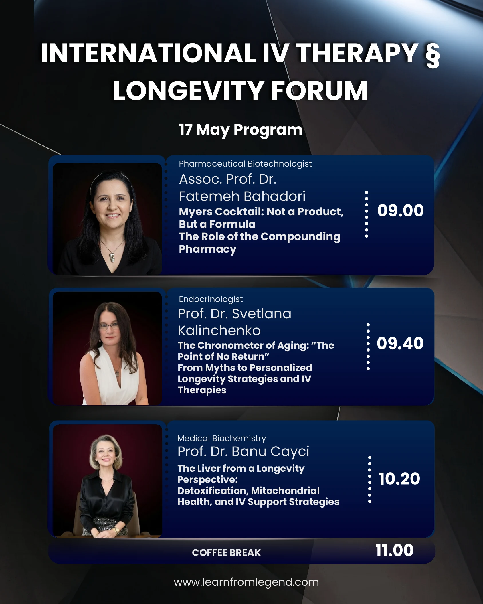 Event Program — Morning Sessions