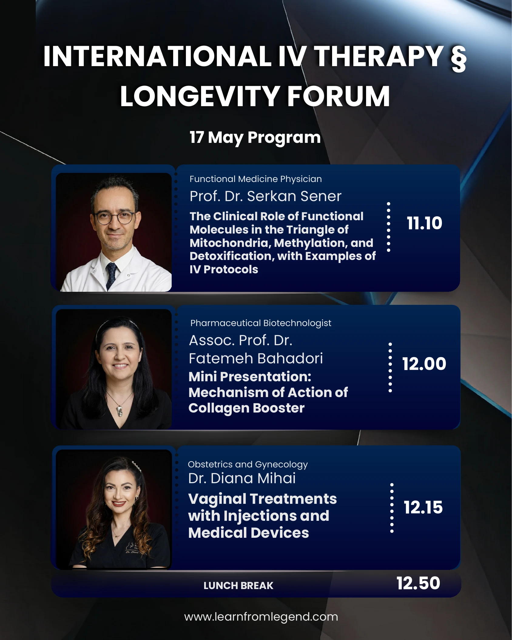 Event Program — Midday Sessions