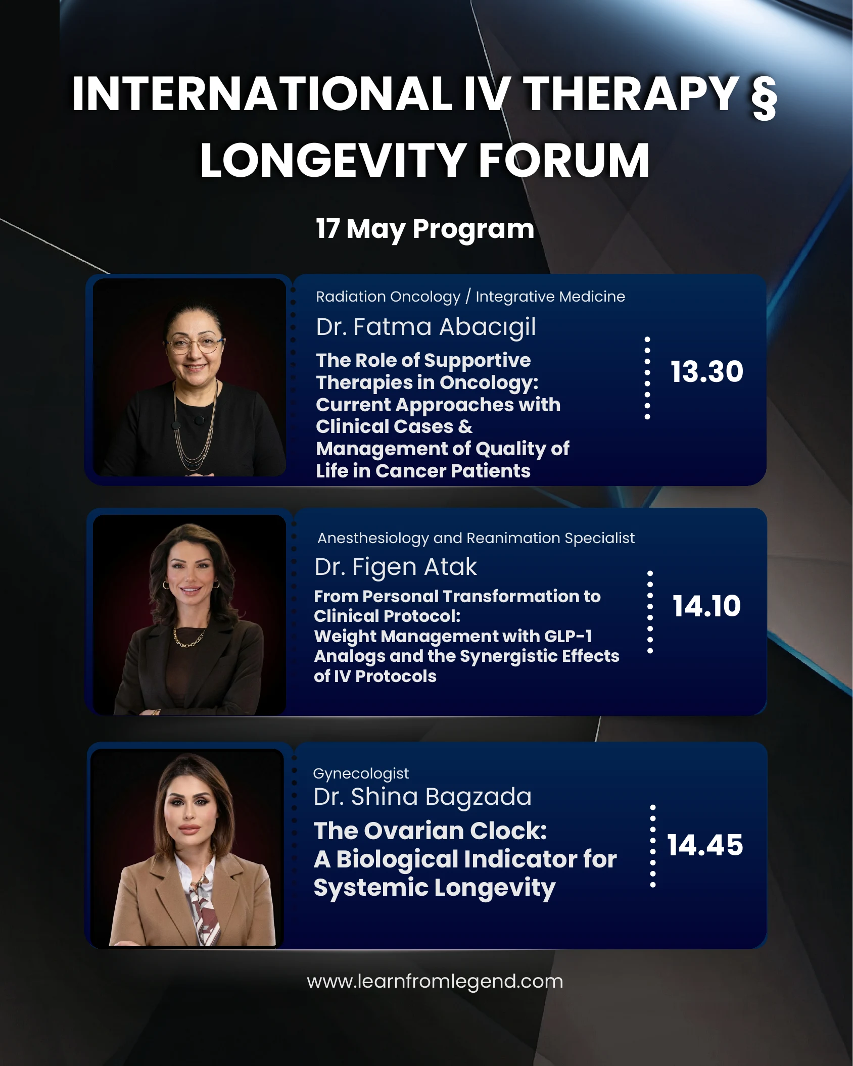 Event Program — Afternoon Sessions