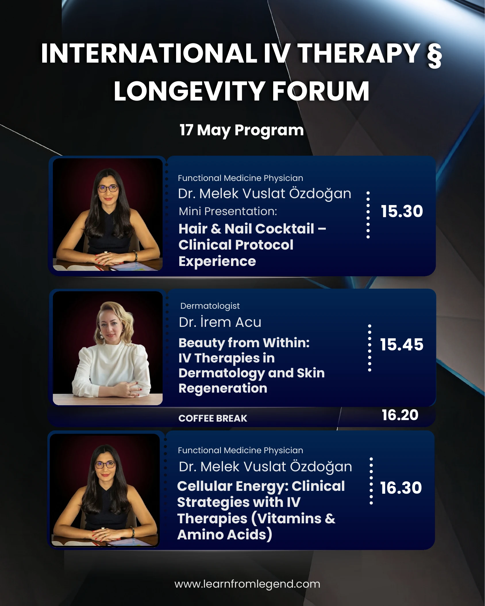 Event Program — Late Afternoon Sessions